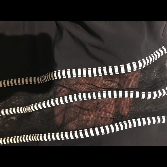 Black swimsuit with mesh cut outs - Picture 4 of 5